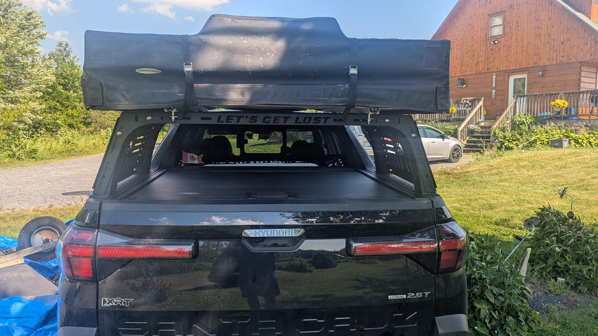 Adjustable Bed Rack for Hyundai Santa Cruz| Heavy-Duty Steel | Peak ...