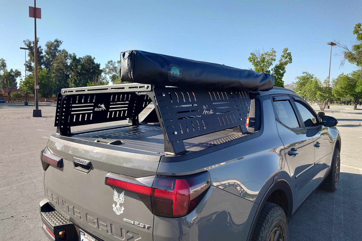 Adjustable Bed Rack for Hyundai Santa Cruz| Heavy-Duty Steel | Peak ...